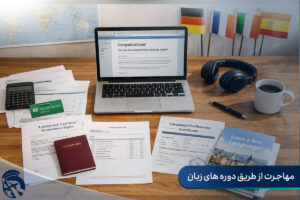 مهاجرت از طریق دوره های زبان
