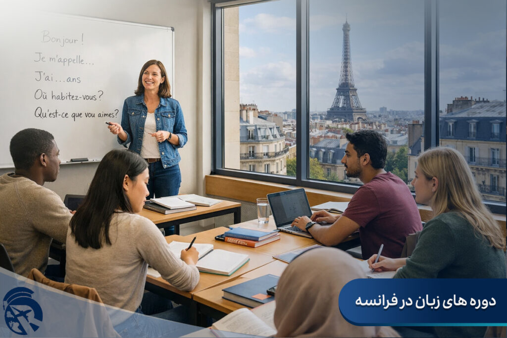 دوره های زبان در فرانسه